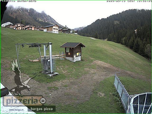 Blick auf die Talabfahrt im Vergalden.