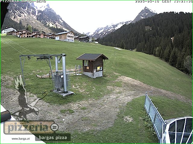 Blick auf die Talabfahrt im Vergalden.