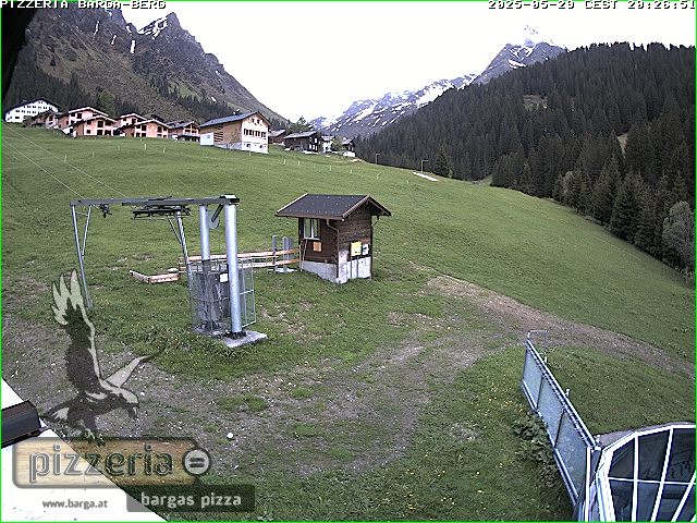 Blick auf die Talabfahrt im Vergalden.