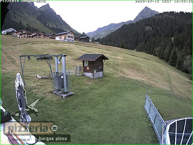 Blick auf die Talabfahrt im Vergalden.